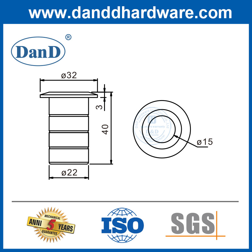 Стиловая из нержавеющей стали, доказательство пыли для европейского рынка DDDP006