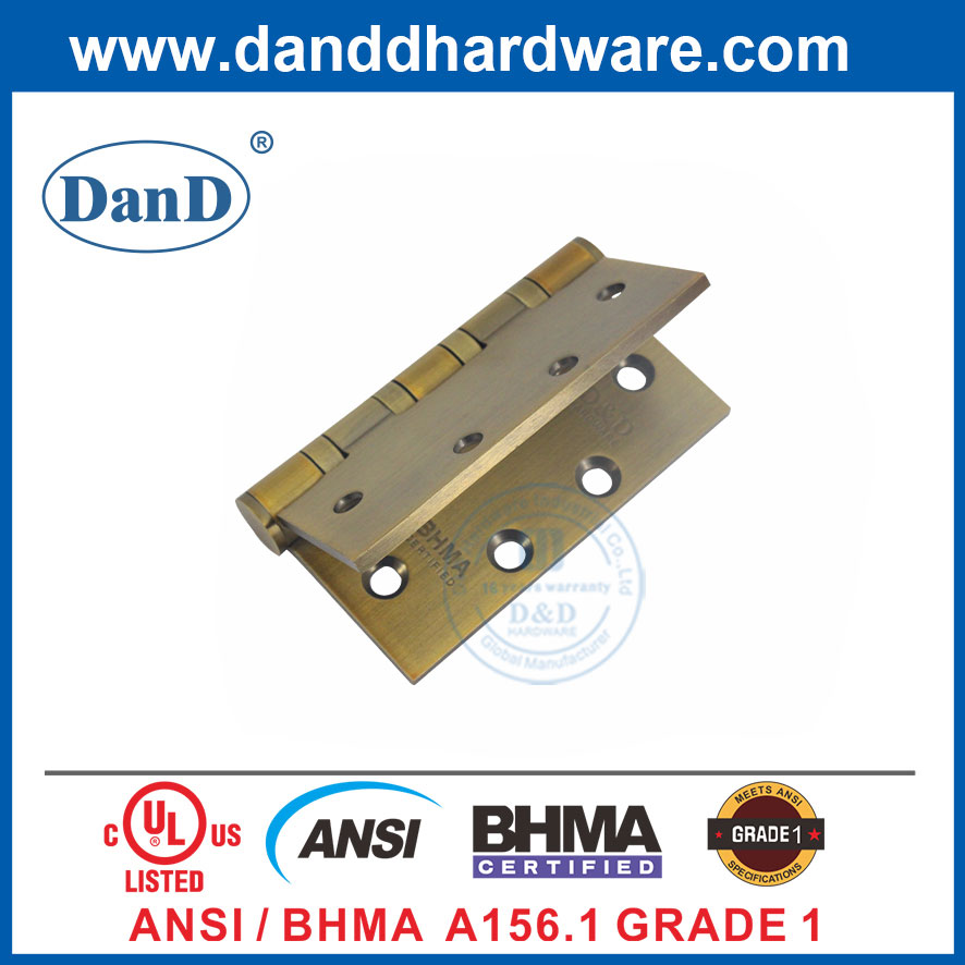 ANSI класс 1 Сверхмощный антикварная бронзовая нержавеющая сталь BHMA Door Hight-DDSS001-ANSI-1-4,5x4,5x4,6