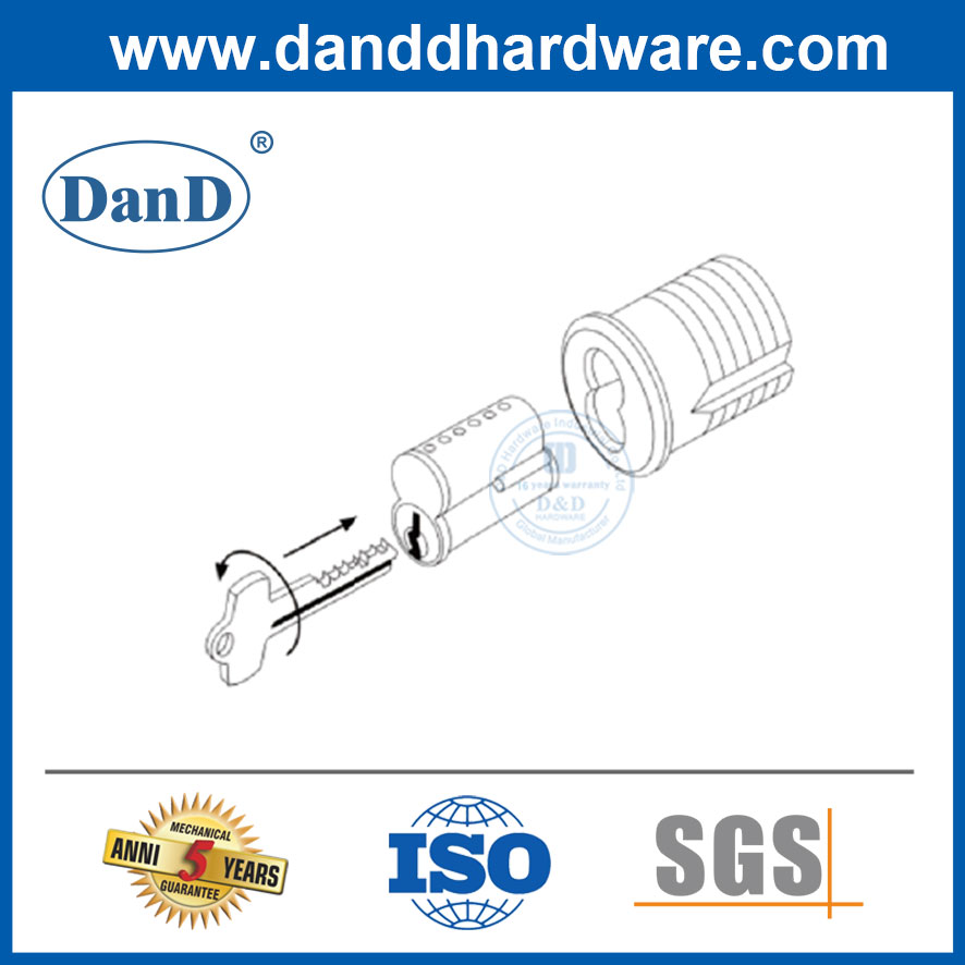 RIM цилиндр небольшой формат сменной ядро ​​SFIC Lock Cylinder-DDLC015