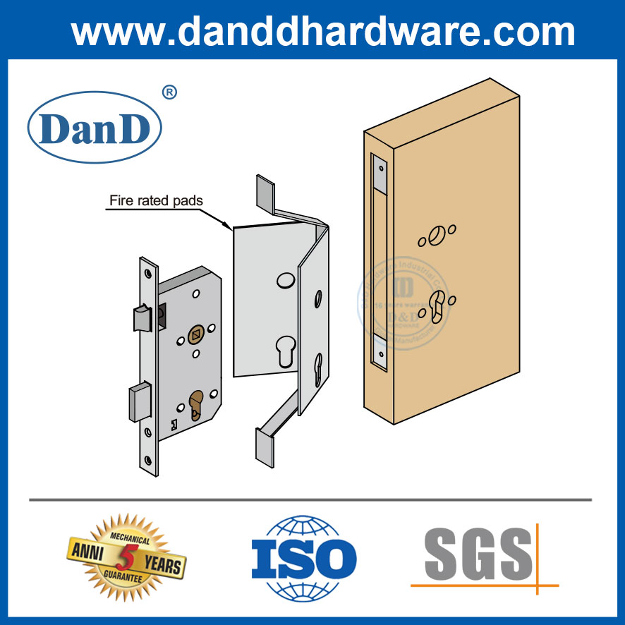 Комплекты для защиты за защиту от Mortice Lock.