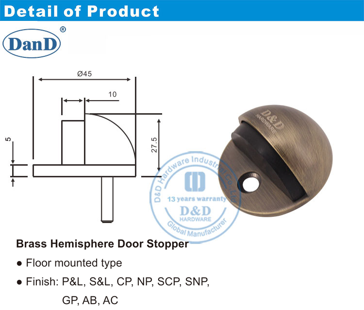 аппаратная дверная стоп