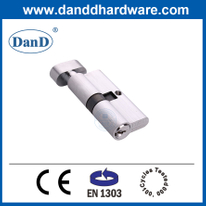 EN1303 Euro Profile Satin Chrome Brass Mortice Key Door Lock Cylinder-DDLC004-70MM-SC