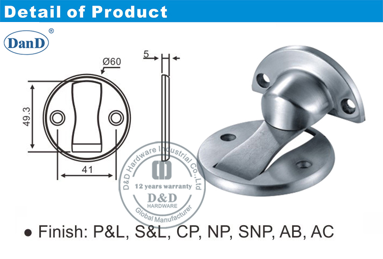 Оборудование для скрытой двери остановки и D