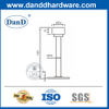 Тип настенного крепления черная резиновая дверь стоп в нержавеющей стали-DDDS018