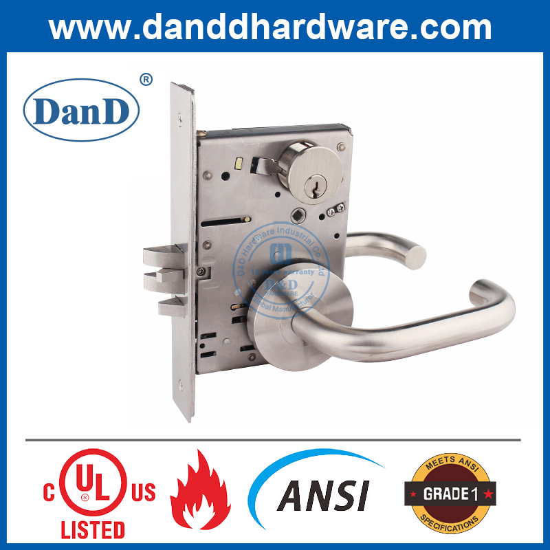 ANSI 1 класс SUS304 Double Open Mortce Lock для квартиры-DDAL09