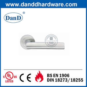 Нержавеющая сталь 304 Современный твердый рычаг дверной ручкой для передней двери - DDSH011