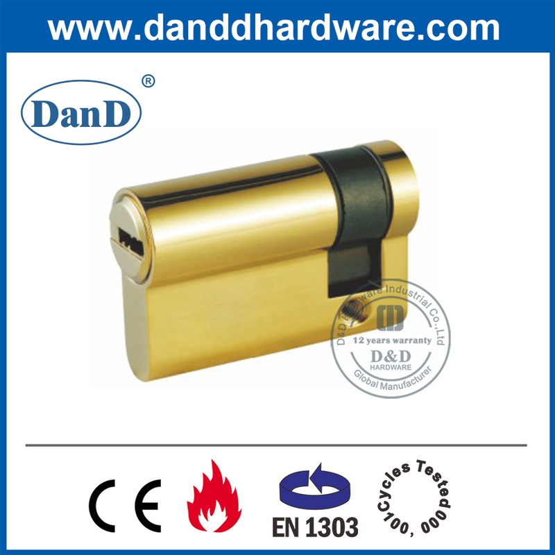 Euro Solid Brass Night Lack Lock Key Half Colinder-DDLC010