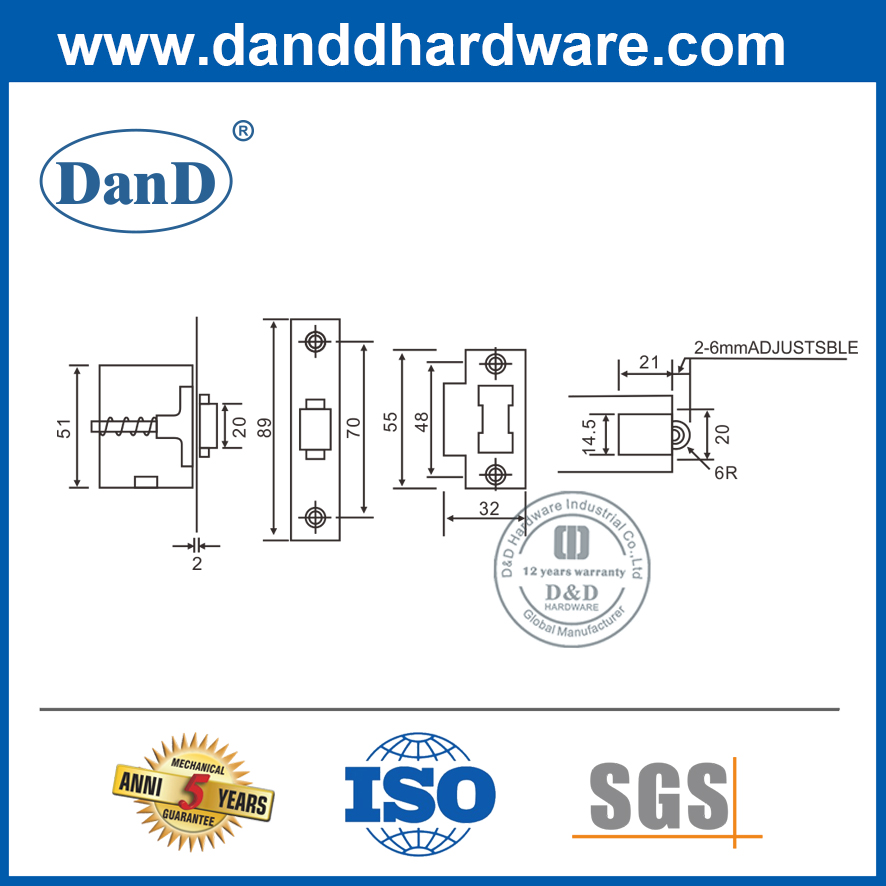 Пружина из нержавеющей стали, загруженная ролика-DDBC004