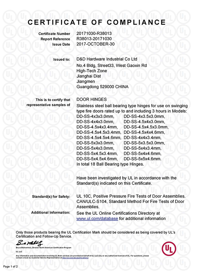 UL Door Higher-R38013