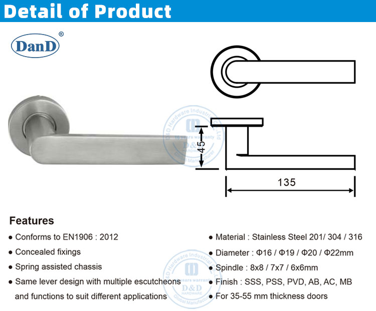 Двойные дверные ручки