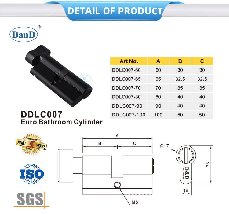 Заблокируйте типы цилиндров