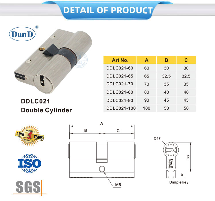 Цилиндр блокировки с ключами