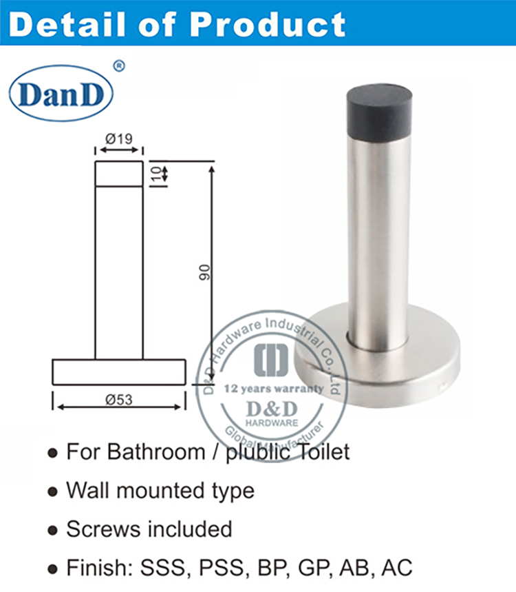 Различные виды оборудования для стопперс-дверей и D