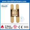 Цинк сплав золотой окрашен 3D, регулирующий скрытый дверной шарнир DDCH008-G40