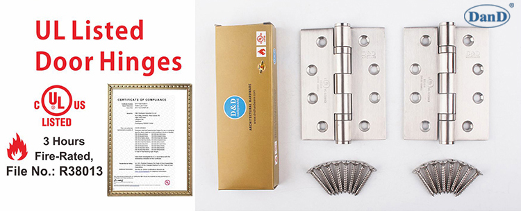 02 UL Перечислено 10C Дверные шарнирные и D Аппаратное обеспечение