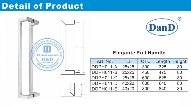 Стеклянная дверь ручки-d &nbsp; и &nbsp; d &nbsp; оборудование