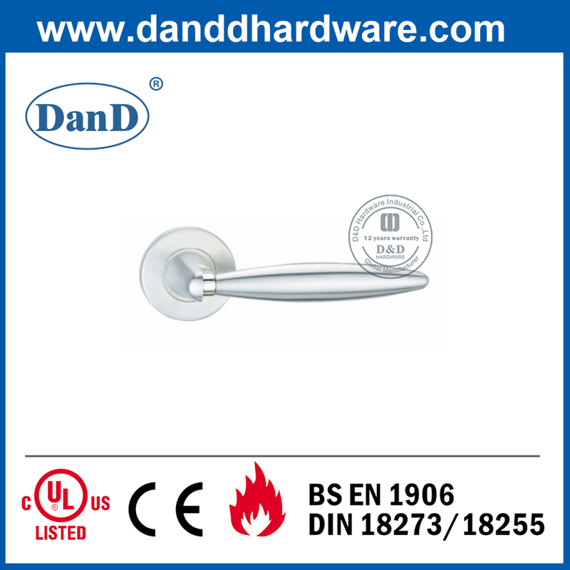 SS304 дверные фитинги сплошной ручкой для внешней дверцы DDSH033