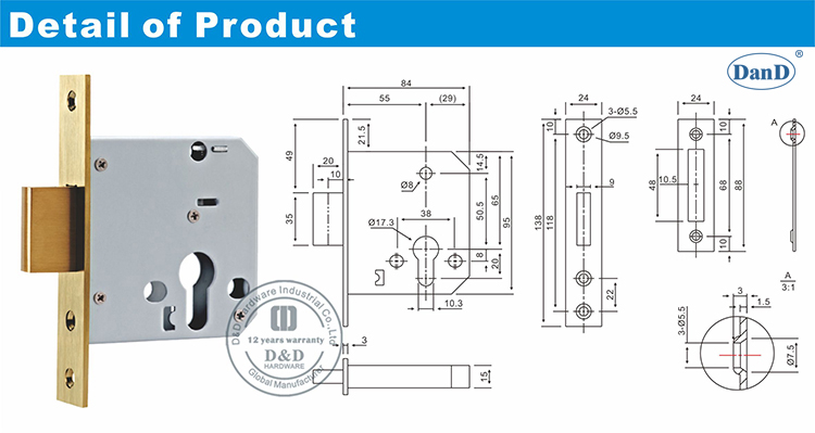 Дверной замок Body-D и D Оборудование