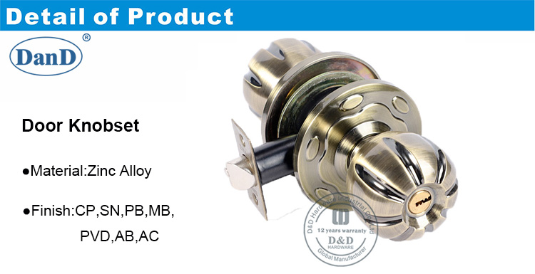 Трубчатая Latchbolt -ddlk030-D и D аппаратное обеспечение