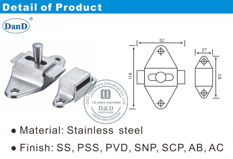 Замок для сверхмощных дверных D и D оборудования
