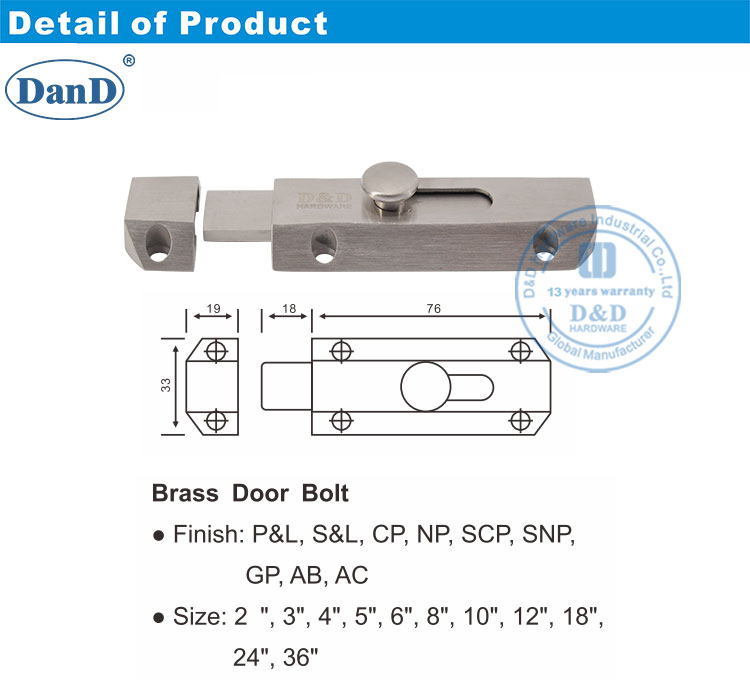 Башня болт 3 дюйма