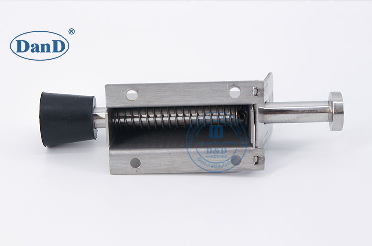 Дверная стопора работает