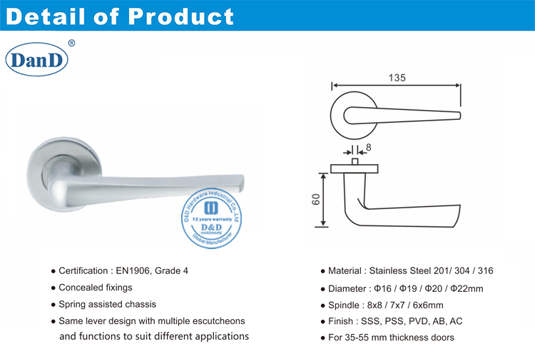 Коммерческие дверные ручки-D и D Оборудование