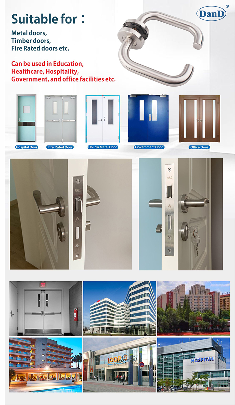 07 Flush Дверная ручка-D и D Оборудование