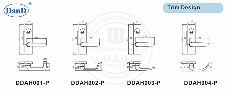 ANSI Heavy Duty Lever Handling -D и D