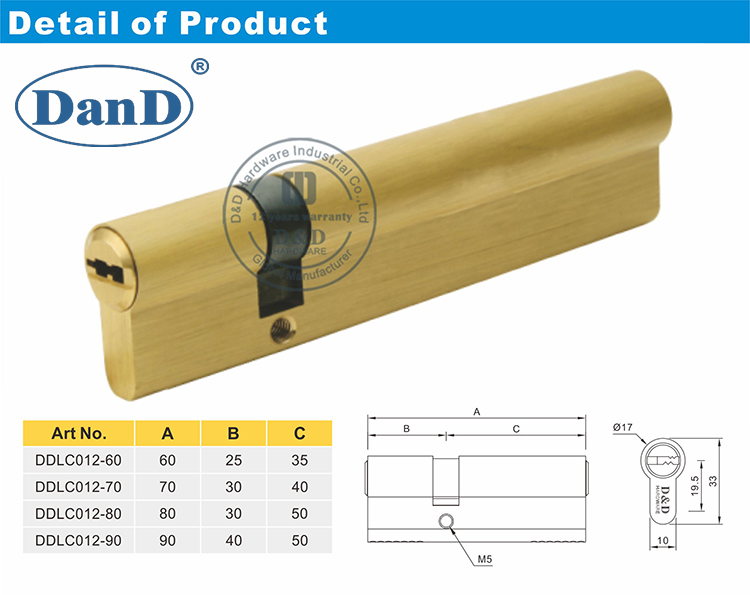 Офсет Двойной цилиндровый замок-D и D Оборудование