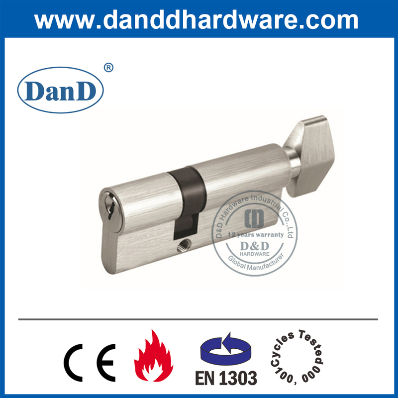 CE EN1303 Brass Mortice Door Lock Одно ядро-сердечный цилиндр с Turn-DDLC002