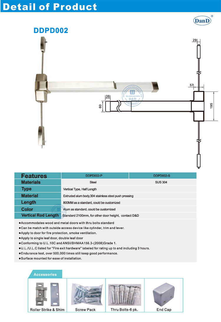 Коммерческий дверной шар