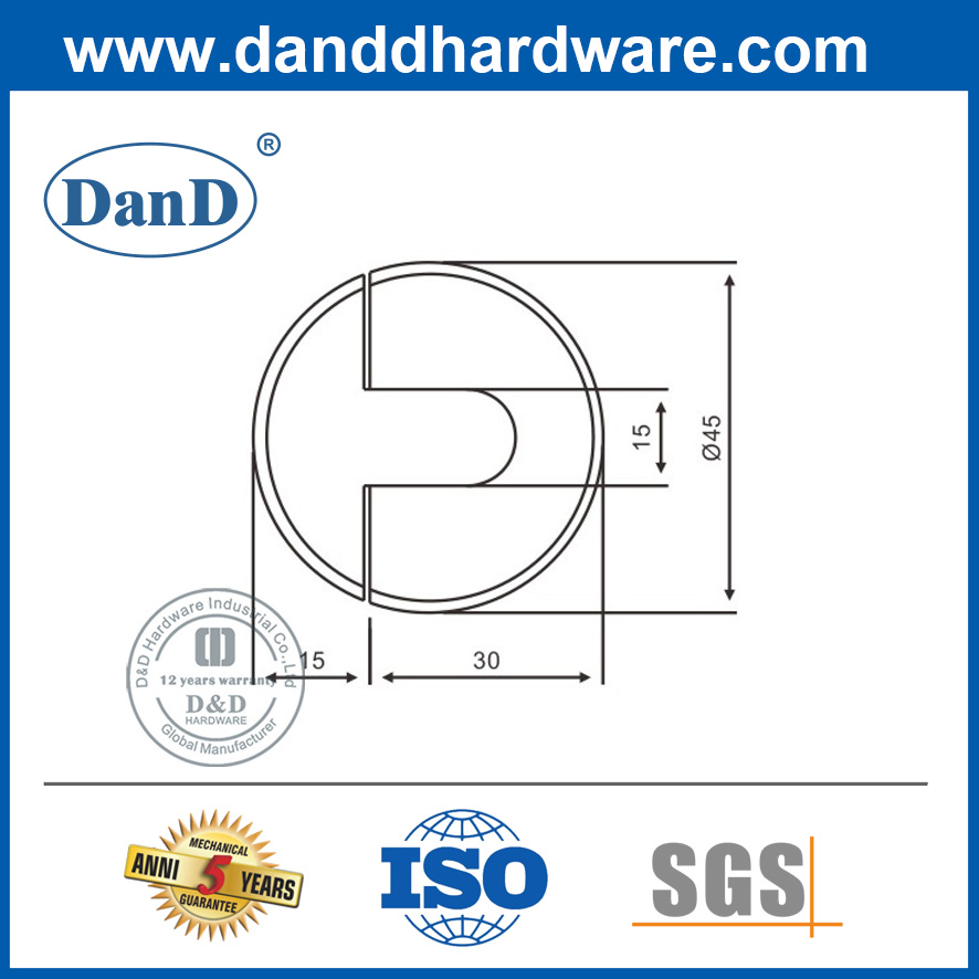 Лучшие тяжелые дверные стойки из нержавеющей стали Различные виды дверных остановок-DDDS006