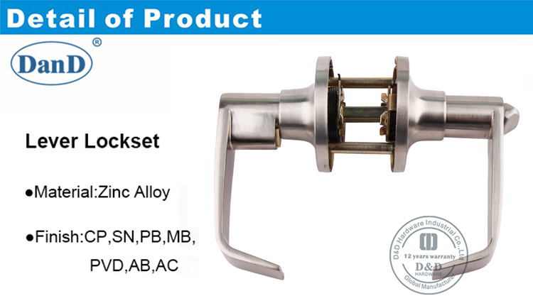 Дверная ручка трубчатый замок-DDLK096-D и D аппаратное обеспечение
