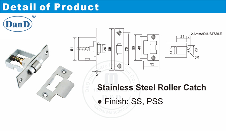 Весенний нагруженный регулируемый ролик Catch-D и D аппаратное обеспечение