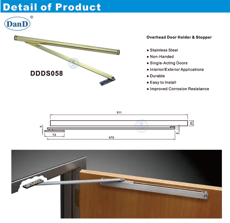 Над головой дверной стоп
