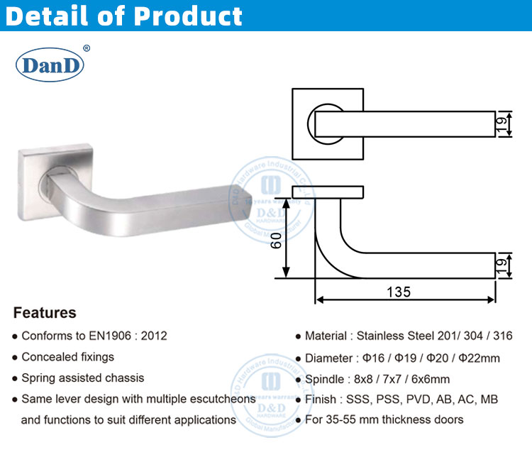 Современная дверная ручка