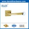 Современный сплошной рычаг из нержавеющей стали квадратная золотая ручка входной двери DDSH056