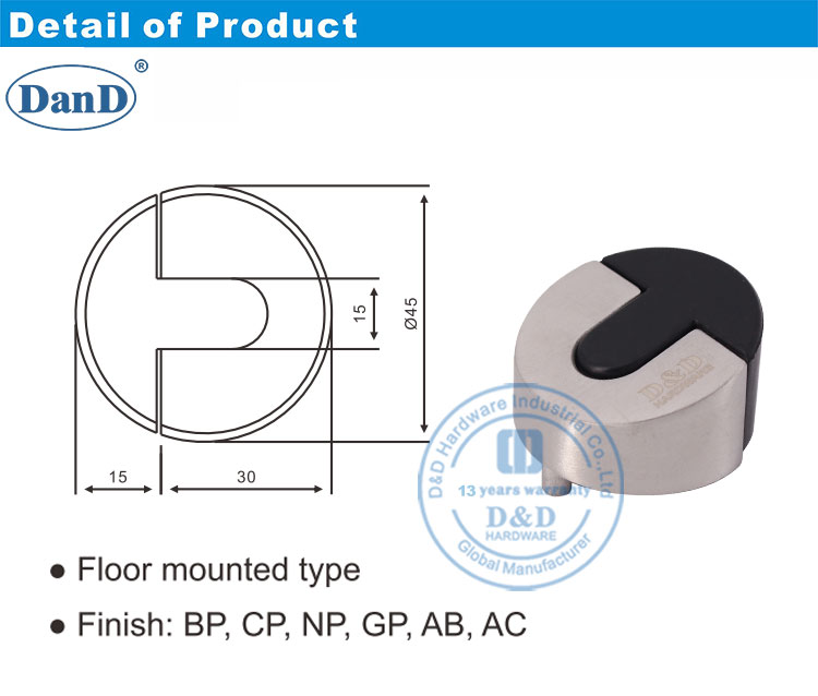 Дверная остановка для наружной двери