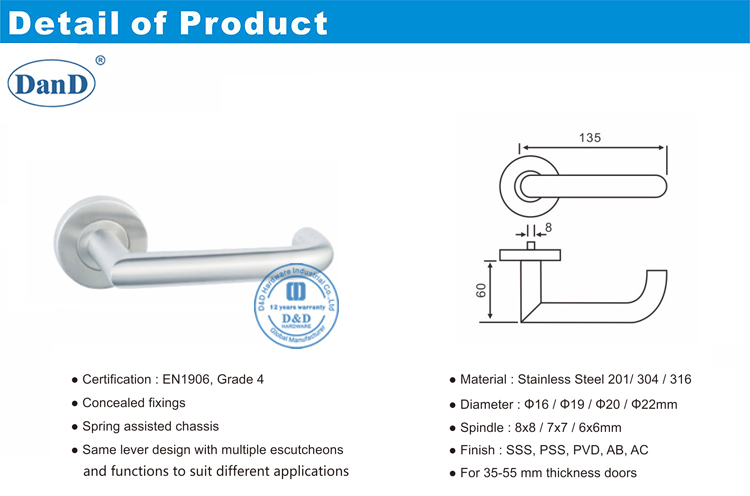 Промышленные дверные ручки-D и D Оборудование
