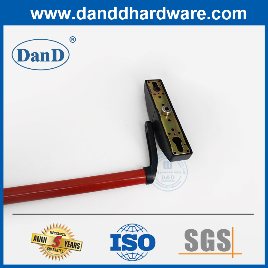Коммерческое выездное устройство паническая сталь стальная красная черная внешняя внешняя паника устройства DDPD036