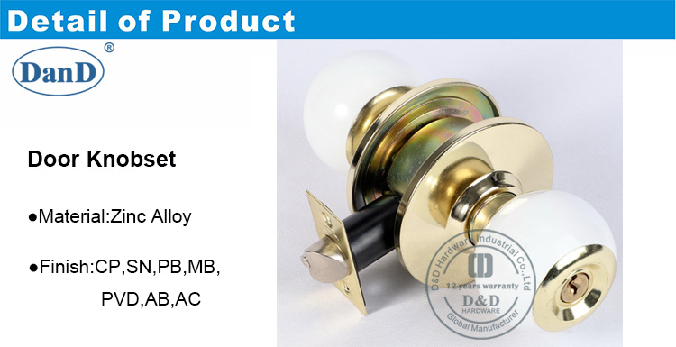 Китай Заводская дверь Lockset-Ddlk067-D и D аппаратное обеспечение