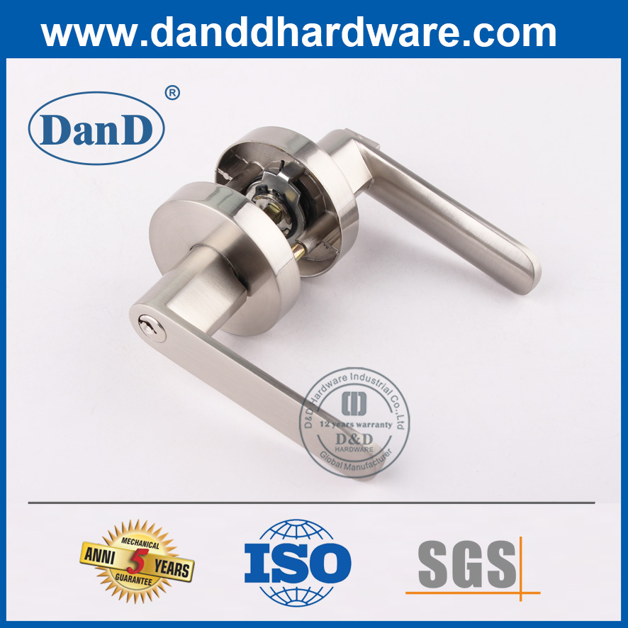 Серебро один путь блокировки цинкового сплава трубчатый рычаг Lockset-ddlk095