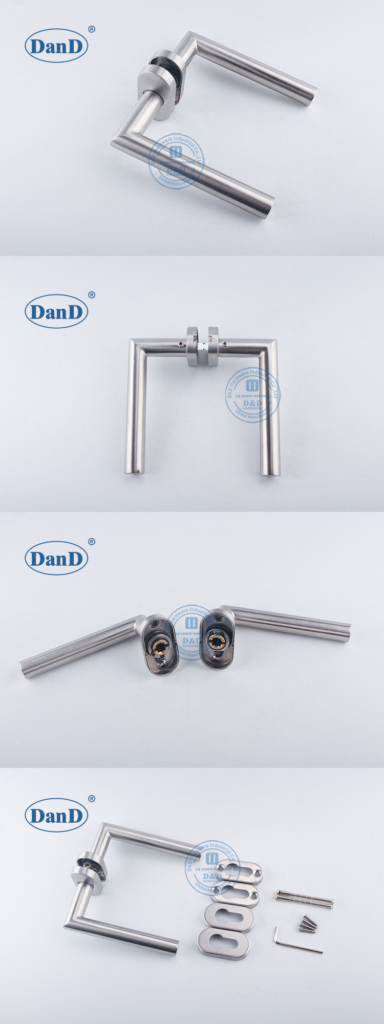 Ручка овальной розовой двери