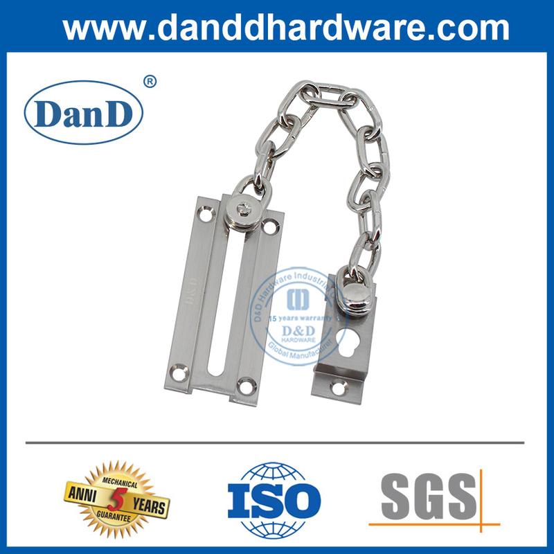 Никелированная цепочка в передней двери латунную цепь для безопасности DDG005