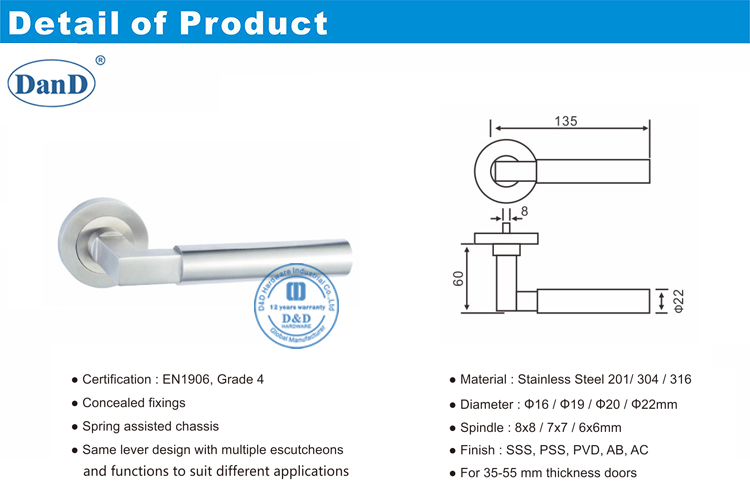 Дверные ручки двери - D и D Оборудование