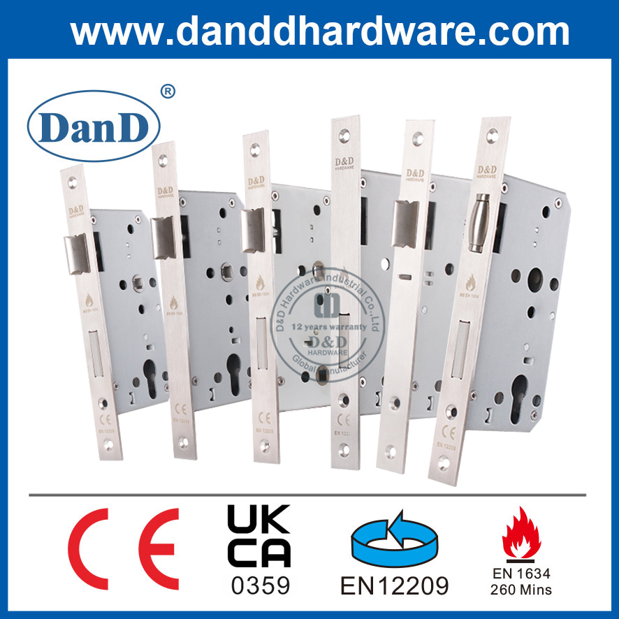 CE Fire Rate Gated Gocks Locks для входных дверей с раундом Forend-DDML009R-5572