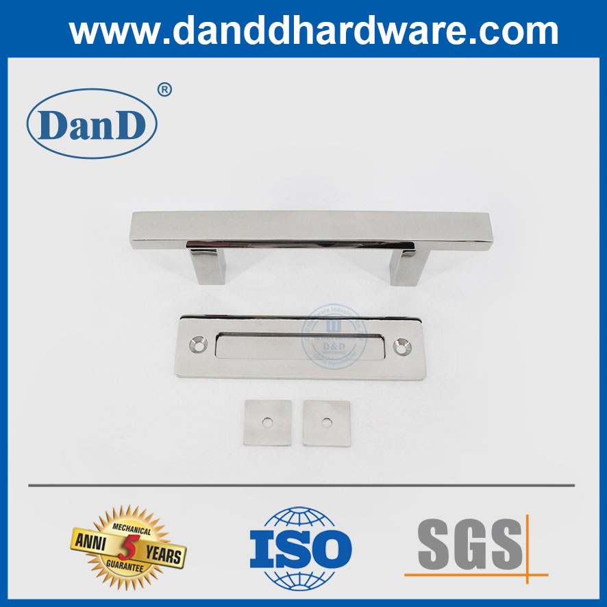 Современная полированная квадратная ручка для квадрата из нержавеющей стали для дверной дверцы сараи-ддбд103