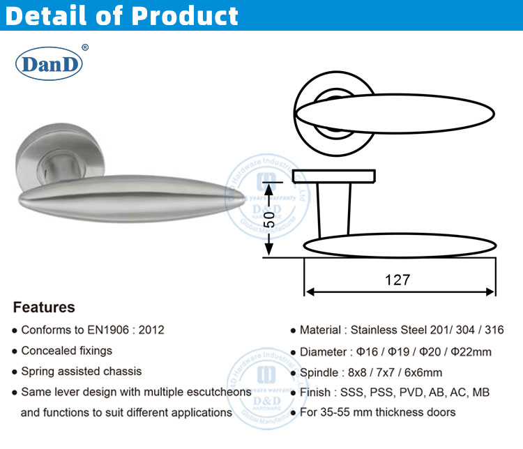 Внешняя дверная ручка