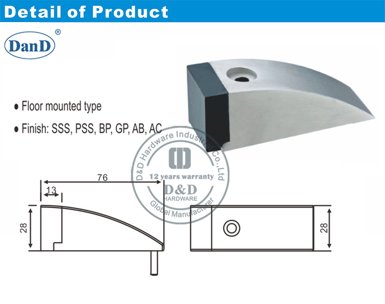 Оборудование для остановки дверей и D на открытом воздухе